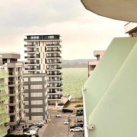Aqua Vista White Tower Mamaia Studio Lux Vedere Mare Si Lac - Mic Dejun Inclus Apartment