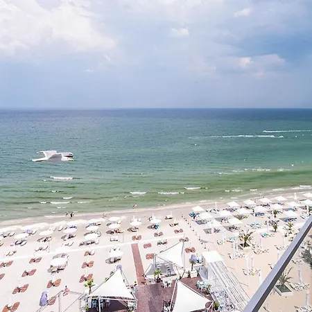 Apartment Aqua Vista White Tower Mamaia Studio Lux Vedere Mare Si Lac - Mic Dejun Inclus *