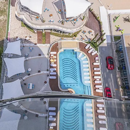 Apartment Aqua Vista White Tower Mamaia Studio Lux Vedere Mare Si Lac - Mic Dejun Inclus Mamaia